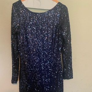 Beautiful navy sequin dress